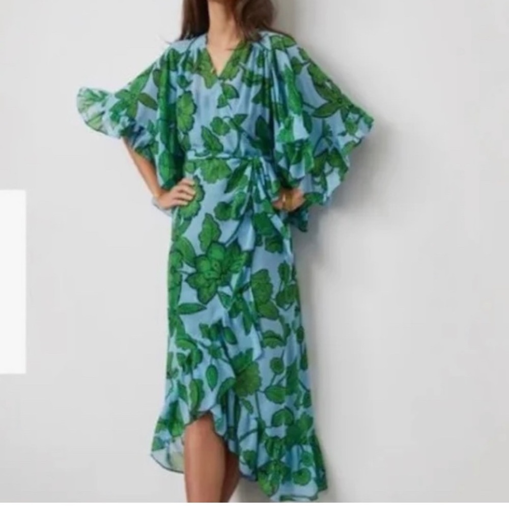 Cabi Derby Dress Size S Wrap Dress With Slip Dress Included